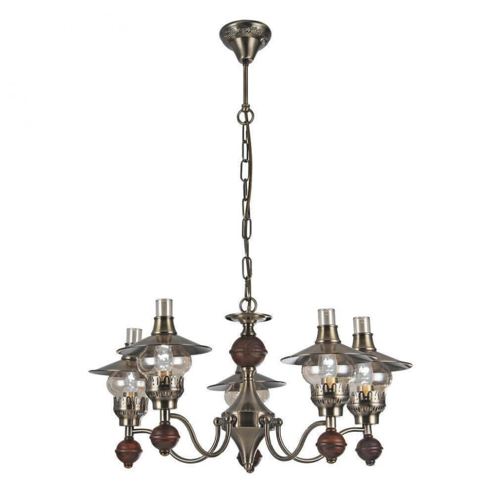 Подвесная люстра Arte Lamp Trattoria A5664LM-5AB фото 1 — Дзинь ля-ля