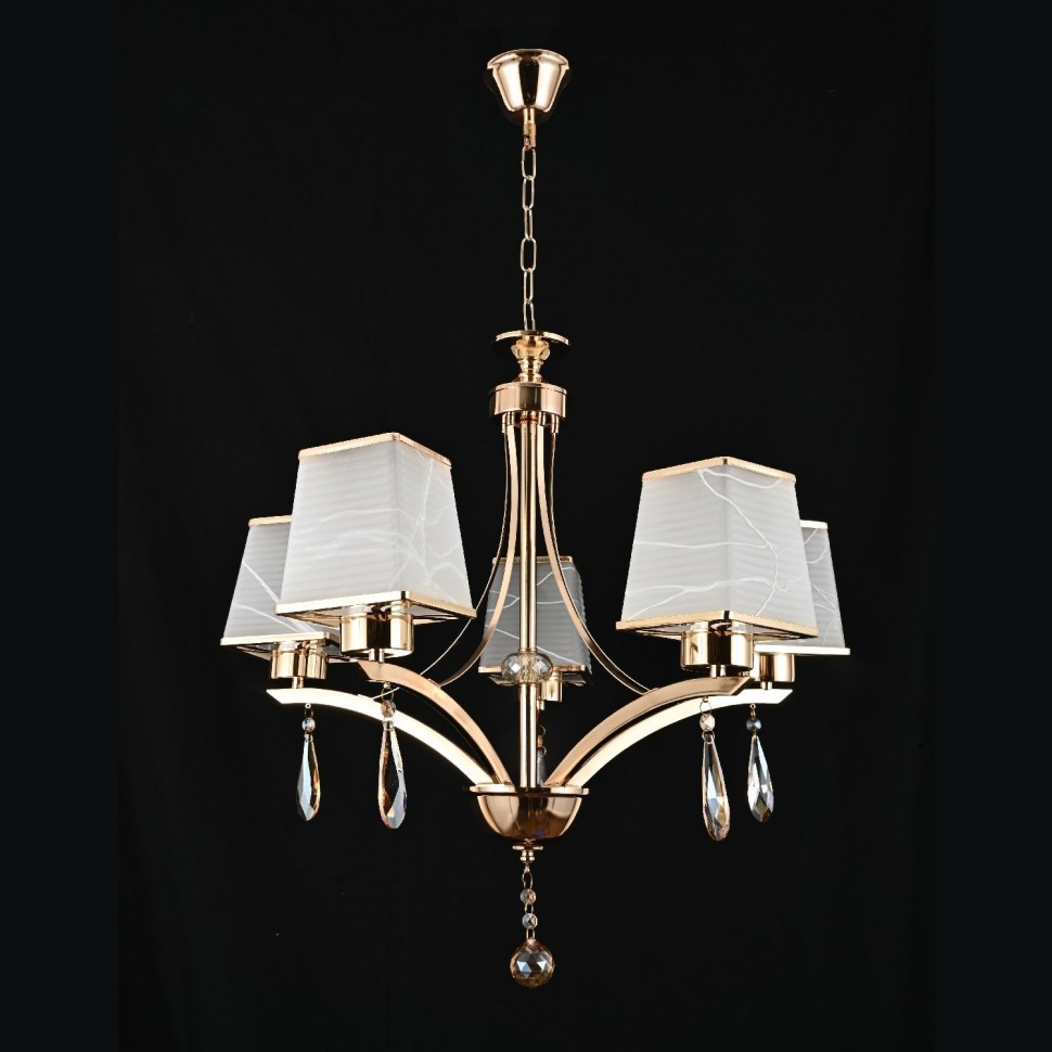 Люстра классическая 13156/5FGD WT ЭкономСвет фото 1 — Дзинь ля-ля