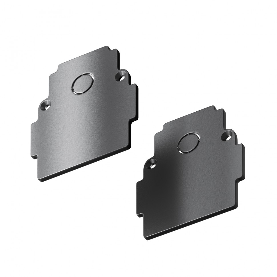 Заглушка торцевая 2шт Gravity встраиваемый черный Maytoni TRA010EC-42B фото 1 — Дзинь ля-ля