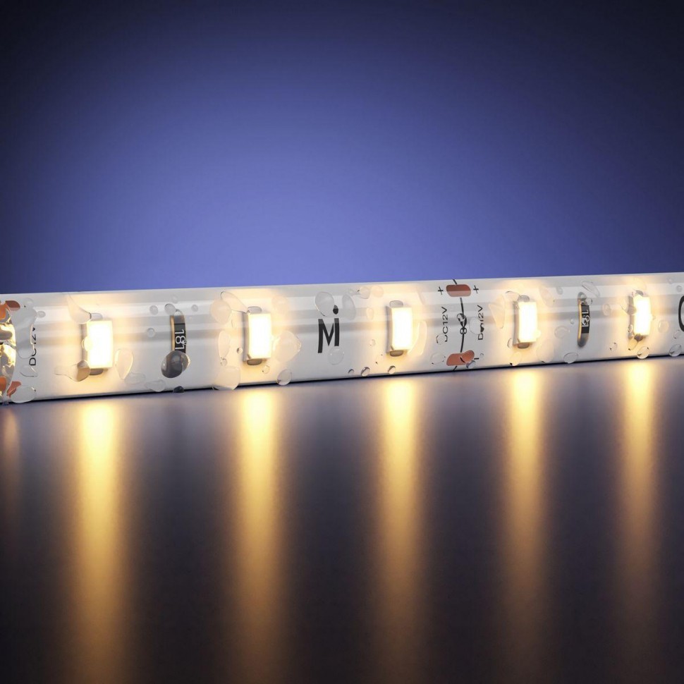 Светодиодная влагозащищенная лента Maytoni 4,8W/m 60LED/m 2835SMD теплый белый 5M 201005 фото 1 — Дзинь ля-ля