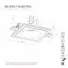 Встраиваемый потолочный гипсовый светильник STELLANOVA ELEKTRA фото 6 — Дзинь ля-ля