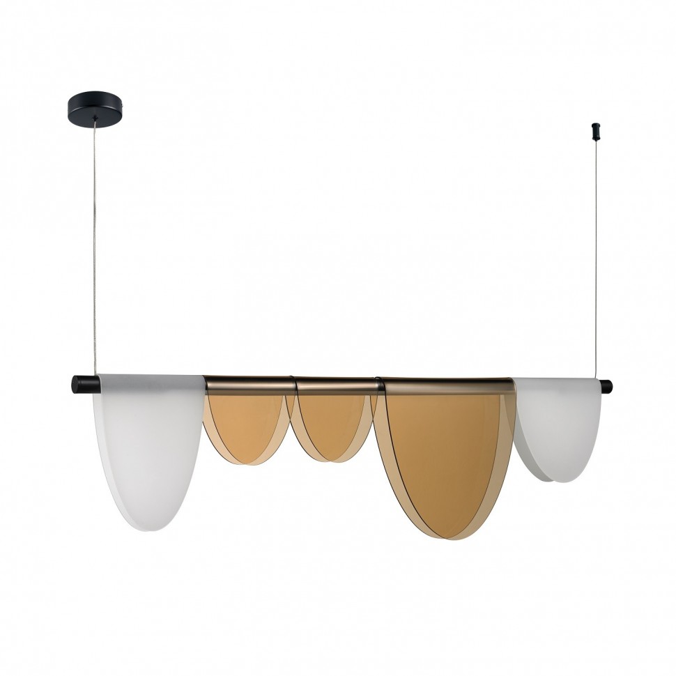 Подвесной светодиодный светильник G52181/1MBK AMB+WT Gerhort фото 1 — Дзинь ля-ля