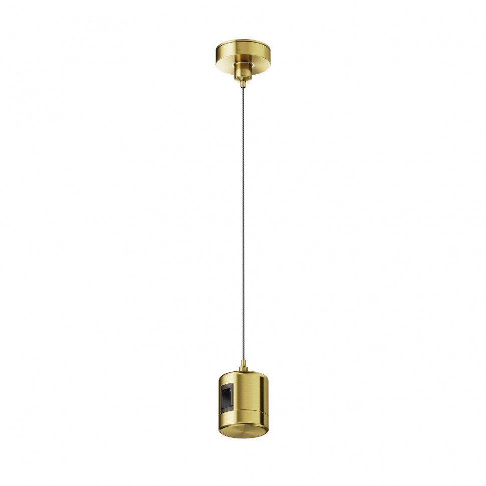 Подвес тросовый Hang с прямым коннектором питания Flarity латунь Maytoni TRA157SW-IPC1-BS фото 1 — Дзинь ля-ля
