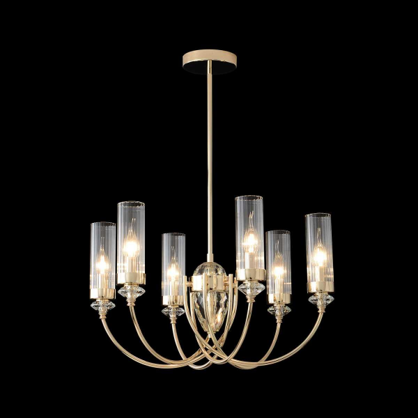Люстра Crystal Lux SECRET SP6 GOLD &mdash; Дзинь ля-ля