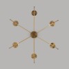 Подвесная люстра Eurosvet Anders 60142/6 латунь фото 3 &mdash; Дзинь ля-ля