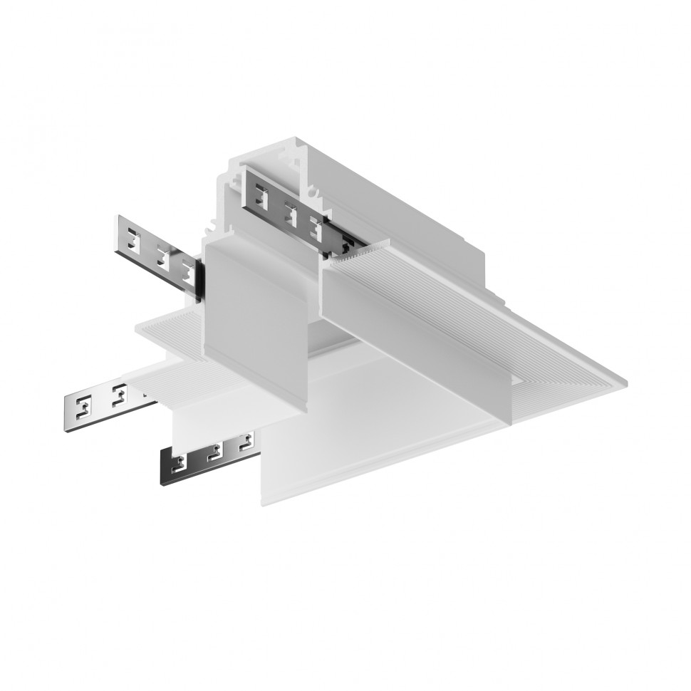 Коннектор угловой Gravity встраиваемый белый Maytoni TRX010CL-22W фото 1 — Дзинь ля-ля