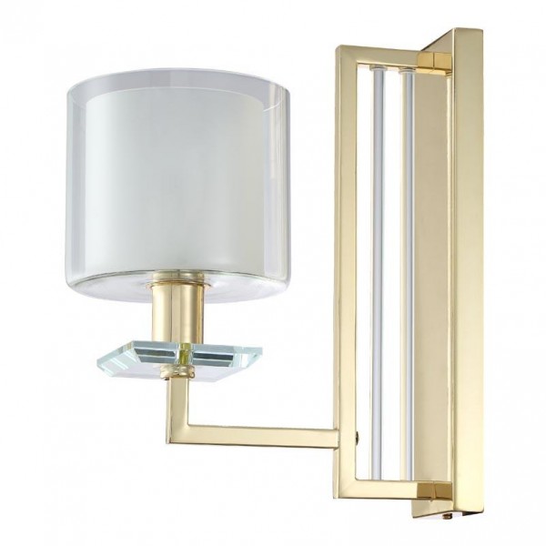Бра Crystal Lux Nicolas AP1 Gold/White &mdash; Дзинь ля-ля