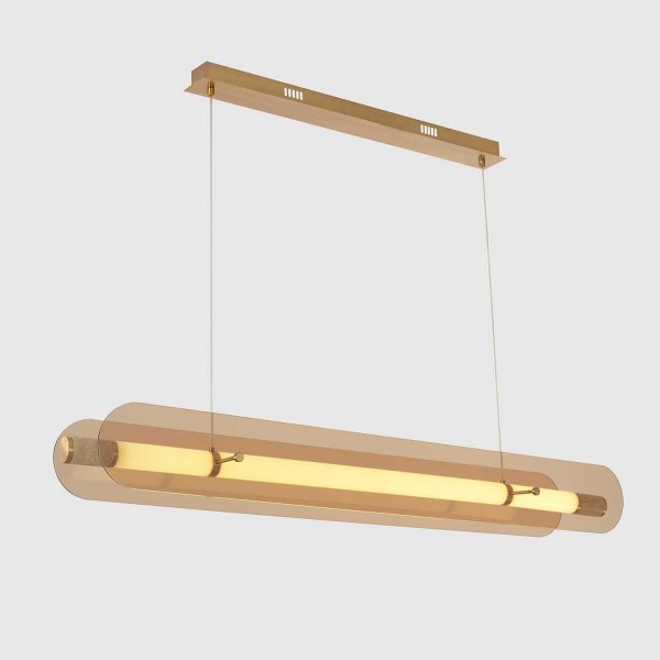 Подвесной светильник Crystal Lux AMARILLO SP70W LED BRASS &mdash; Дзинь ля-ля