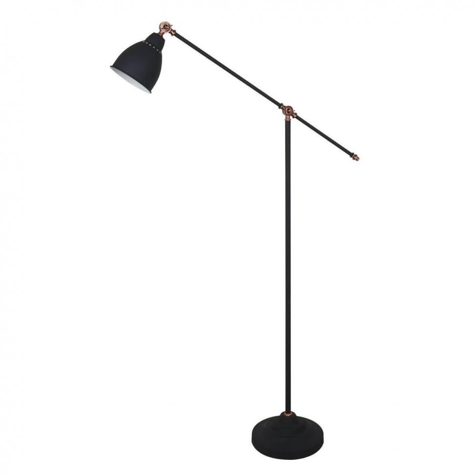 Торшер Arte Lamp Braccio A2054PN-1BK фото 1 &mdash; Дзинь ля-ля