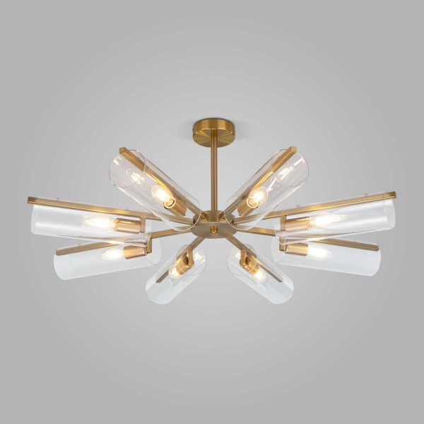 Потолочная люстра Eurosvet Trompeta 70144/8 латунь &mdash; Дзинь ля-ля