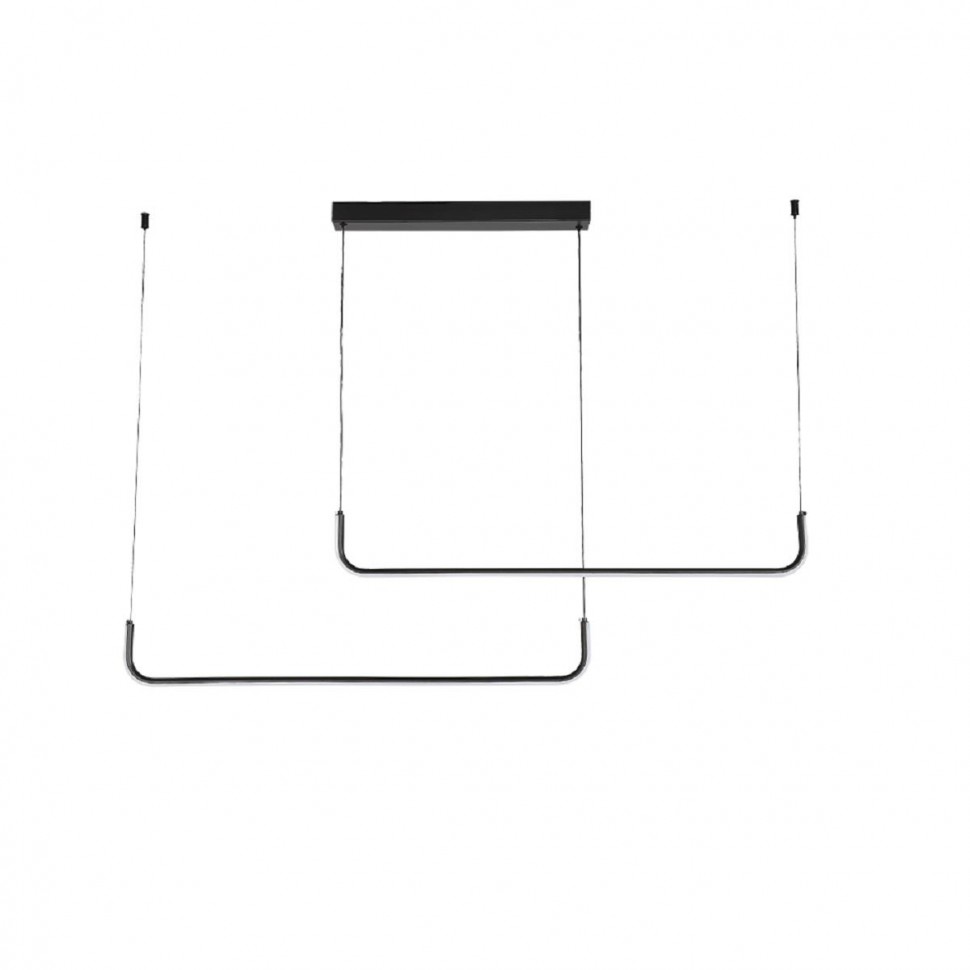 Подвесной светильник Crystal Lux SUAVE SP35W LED L1200 BLACK фото 1 &mdash; Дзинь ля-ля