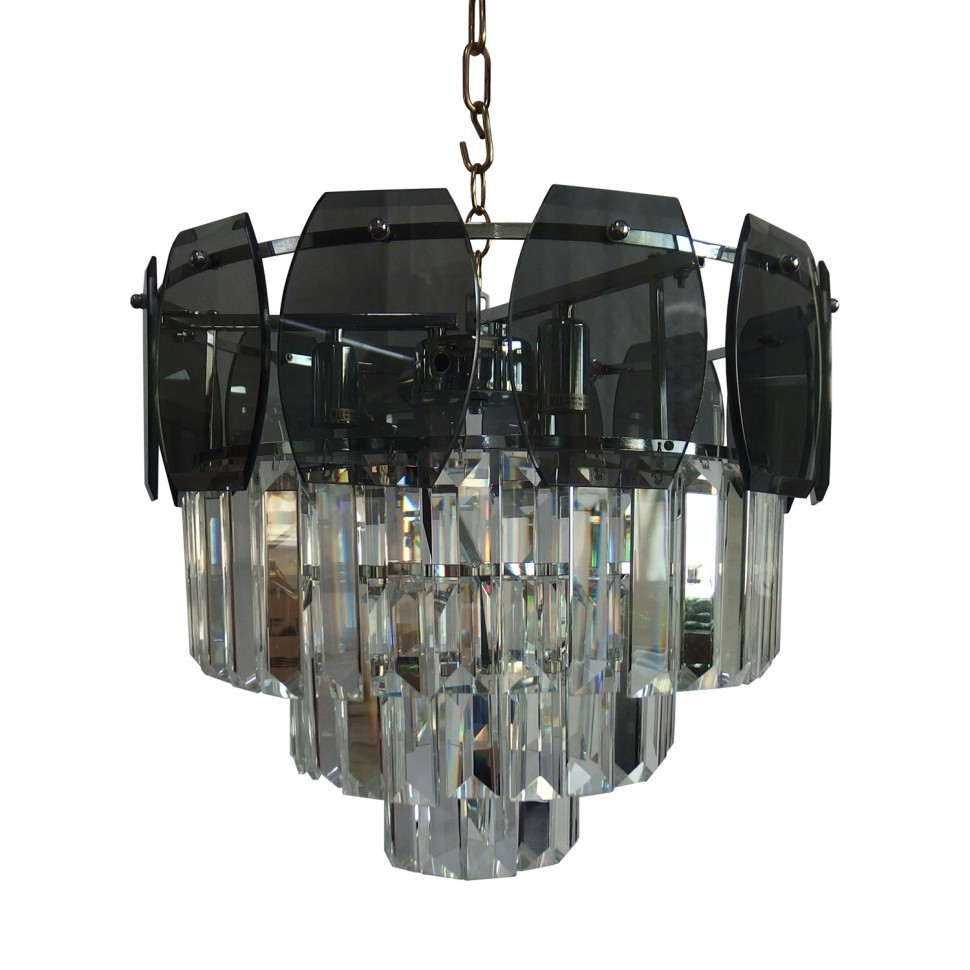 Подвесная люстра 21300/6CR+SM+WT ЭкономСвет фото 1 — Дзинь ля-ля