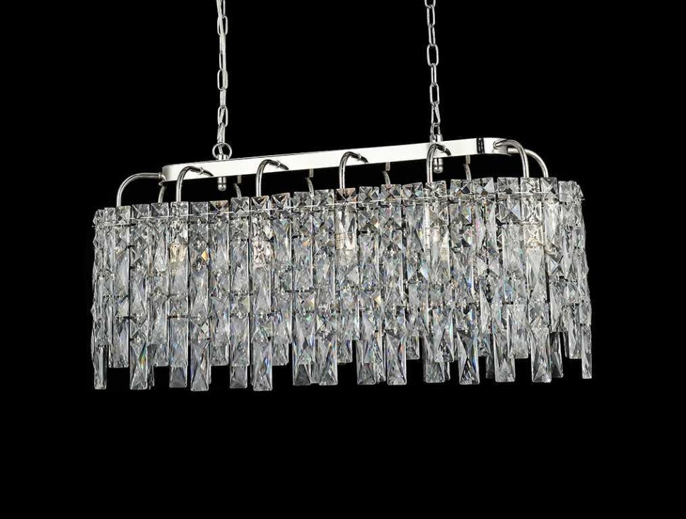 Люстра NEWPORT 1312/C nickel фото 1 &mdash; Дзинь ля-ля