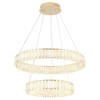 Подвесной светодиодный светильник Crystal Lux Musika SP100W Led Gold фото 3 &mdash; Дзинь ля-ля