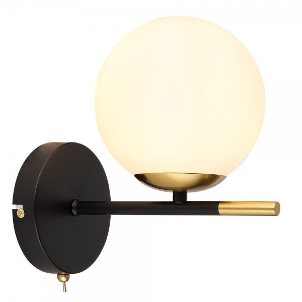 Бра Arte Lamp Alcor A2224AP-1BK — Дзинь ля-ля