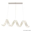 Подвесной светодиодный светильник Crystal Lux Musika SP100W Led L1200 Chrome фото 1 &mdash; Дзинь ля-ля
