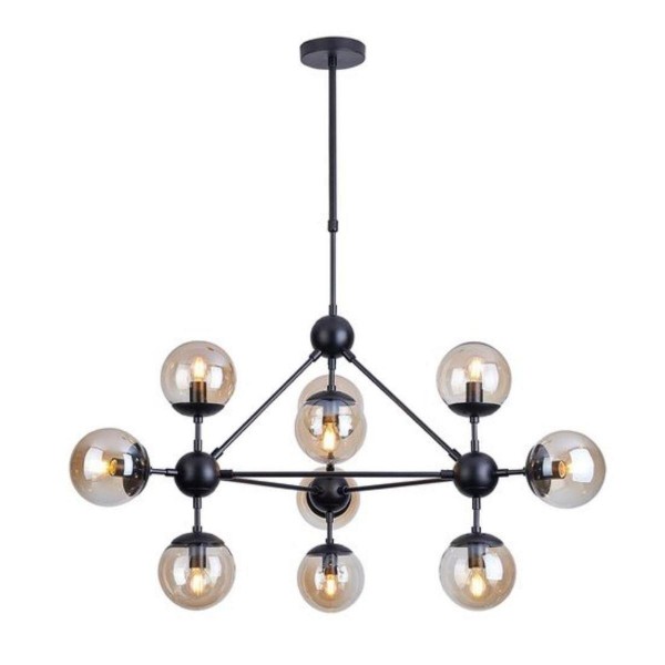 Подвесная люстра Arte Lamp Bolla A1664SP-10BK &mdash; Дзинь ля-ля