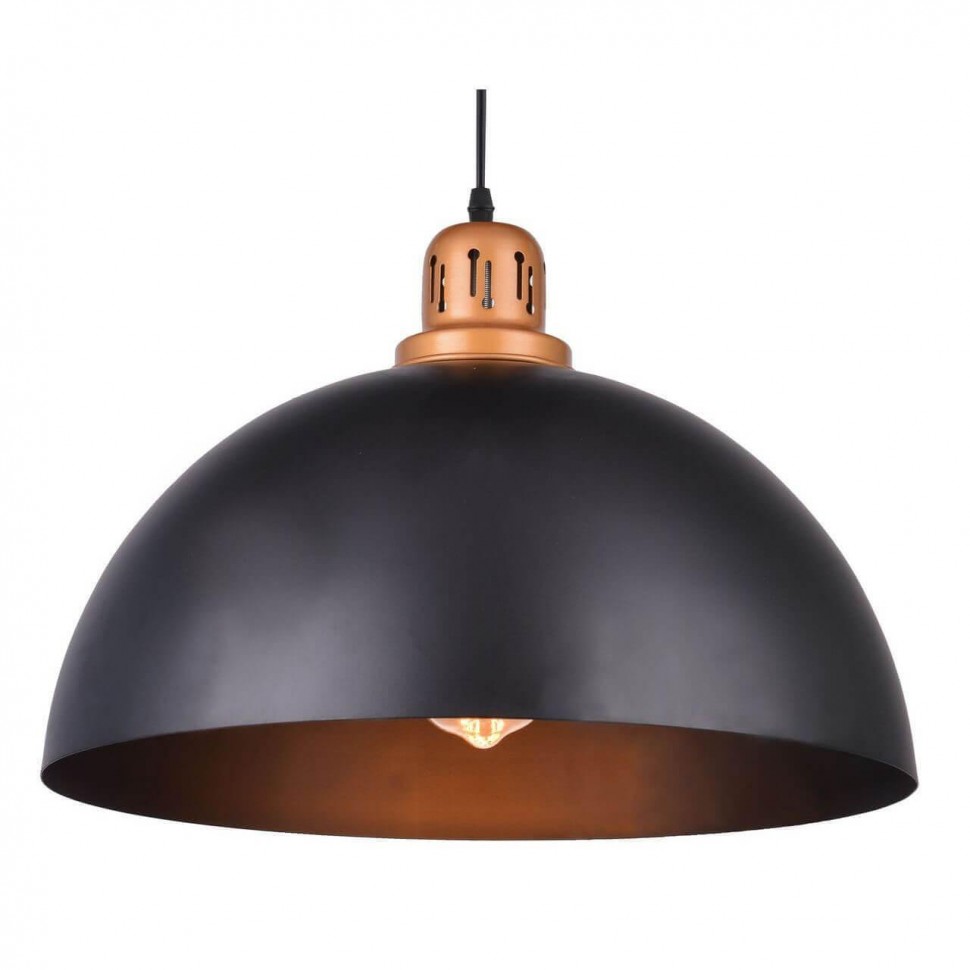 Подвесной светильник Arte Lamp Eurica A4249SP-1BK фото 1 &mdash; Дзинь ля-ля