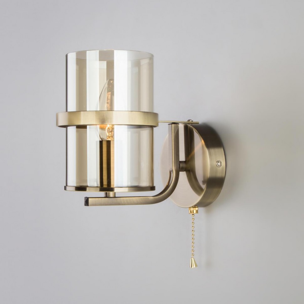 Бра Eurosvet 60085/1 античная бронза фото 1 &mdash; Дзинь ля-ля