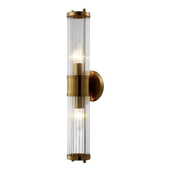 Бра Crystal Lux Sancho AP2 Brass — Дзинь ля-ля