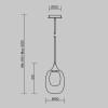 Подвесной светильник Maytoni MOD016PL-01BS1 фото 4 &mdash; Дзинь ля-ля