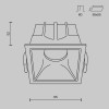 Встраиваемый светильник Maytoni Alfa LED DL043-01-10W3K-SQ-WB фото 2 &mdash; Дзинь ля-ля