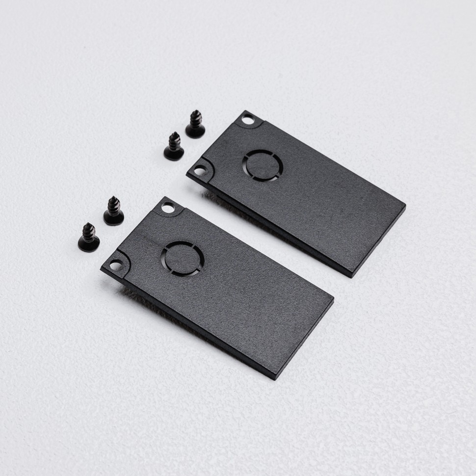 Торцевая заглушка для встраиваемого трекового шинопровода MKA-2R-EC-B Черный фото 1 — Дзинь ля-ля