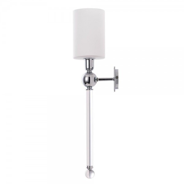 Бра Crystal Lux Mirabella AP1 Chrome/White &mdash; Дзинь ля-ля