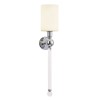 Бра Crystal Lux Mirabella AP1 Chrome/White фото 2 &mdash; Дзинь ля-ля