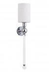 Бра Crystal Lux Mirabella AP1 Chrome/White фото 4 &mdash; Дзинь ля-ля