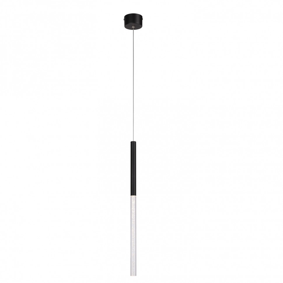Подвесной светодиодный светильник G52196/1BK BK+CL Gerhort фото 1 — Дзинь ля-ля
