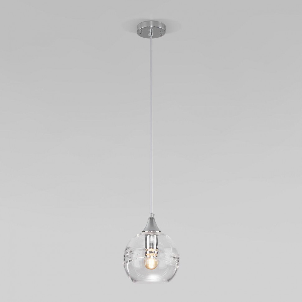 Подвесной светильник Eurosvet Lotus 50221/1 прозрачный фото 1 &mdash; Дзинь ля-ля