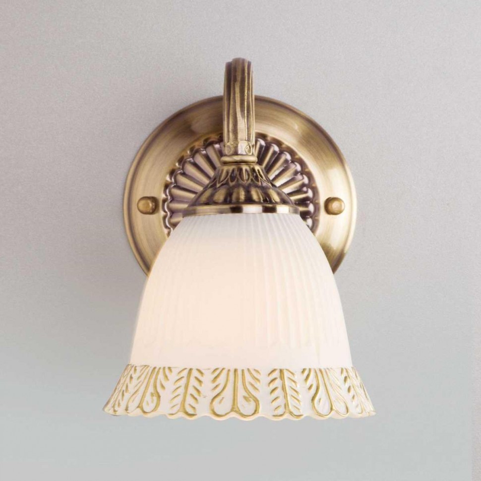 Бра Eurosvet Campina 60107/1 античная бронза фото 1 &mdash; Дзинь ля-ля