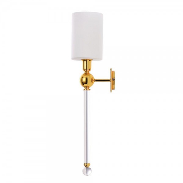 Бра Crystal Lux Mirabella AP1 Gold/White &mdash; Дзинь ля-ля