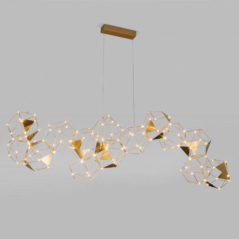 Подвесной светодиодный светильник Eurosvet Uma 90368/14 медь фото 1 &mdash; Дзинь ля-ля