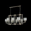 Подвесная люстра Crystal Lux Nicolas SP8 L1000 Gold/White фото 4 &mdash; Дзинь ля-ля