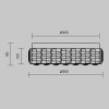 Потолочный светодиодный светильник Maytoni Castello MOD336CL-L100G3K фото 3 — Дзинь ля-ля