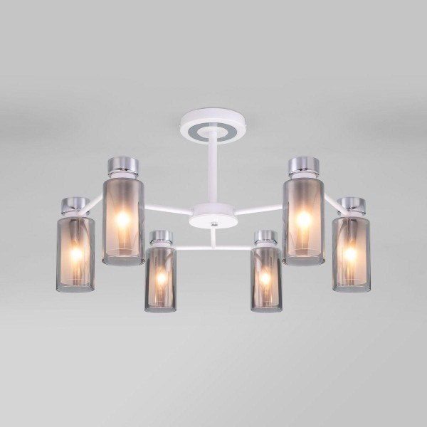 Потолочная люстра Eurosvet Amado 70115/6 белый &mdash; Дзинь ля-ля