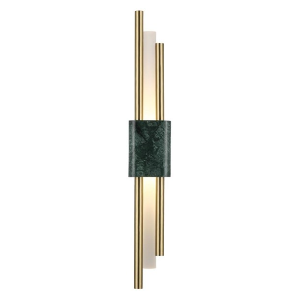 Настенный светодиодный светильник Crystal Lux CARTA AP6W LED GREEN/BRASS &mdash; Дзинь ля-ля