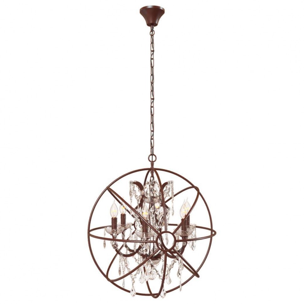 Подвесная люстра Loft IT Foucaults Orb Crystal Loft1897/6 фото 1 — Дзинь ля-ля