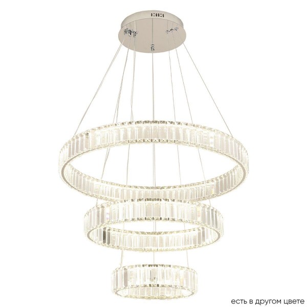 Подвесной светодиодный светильник Crystal Lux Musika SP150W Led Chrome &mdash; Дзинь ля-ля