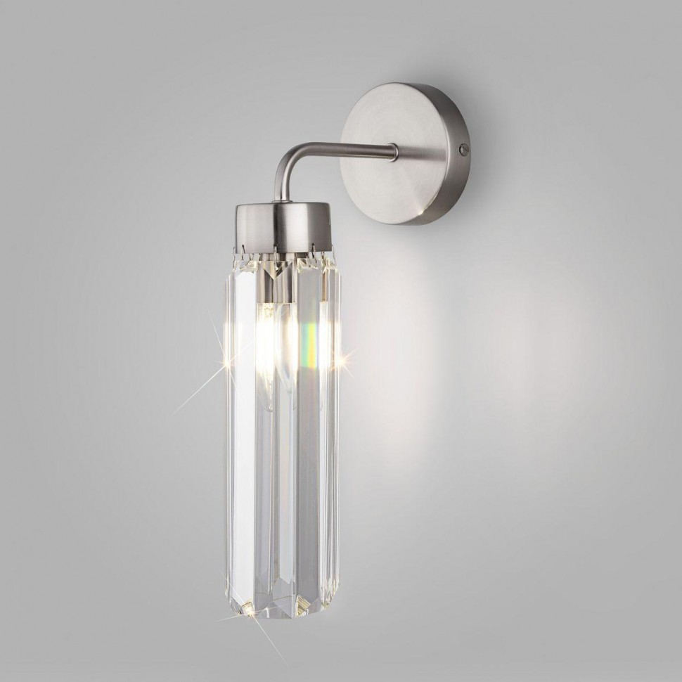 Бра Eurosvet Gilian 60163/1 никель фото 1 &mdash; Дзинь ля-ля