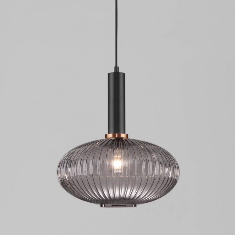 Подвесной светильник Eurosvet 50183/1 дымчатый фото 1 &mdash; Дзинь ля-ля