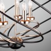 Подвесная люстра Eurosvet Sorrel 60105/5 черный фото 3 &mdash; Дзинь ля-ля