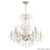 Подвесная люстра Crystal Lux Odelis SP12 Gold фото 1 &mdash; Дзинь ля-ля