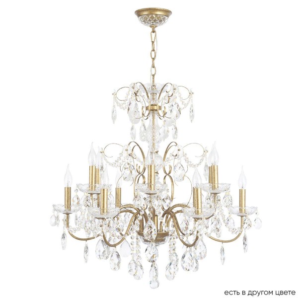Подвесная люстра Crystal Lux Odelis SP12 Gold &mdash; Дзинь ля-ля