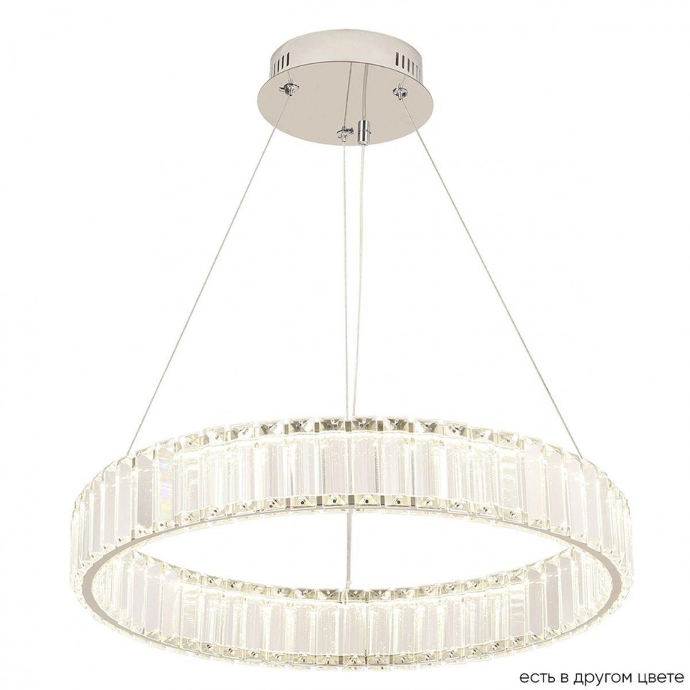 Подвесной светодиодный светильник Crystal Lux Musika SP50W Led Chrome фото 1 &mdash; Дзинь ля-ля