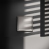 Проходной переключатель встраиваемый VOLTUM S70 одноклавишный с подсветкой 10А, (кашемир) фото 4 &mdash; Дзинь ля-ля