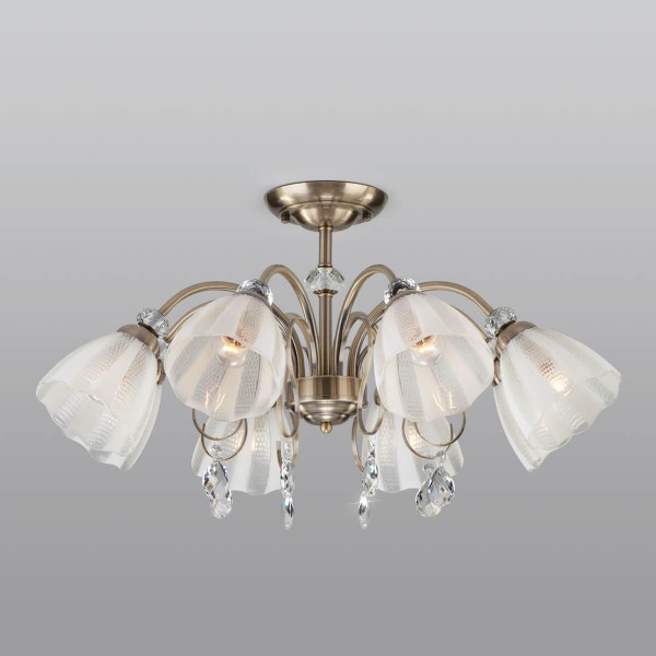 Потолочный светильник Eurosvet 30155/8 античная бронза &mdash; Дзинь ля-ля