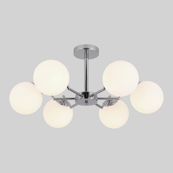 Подвесная люстра Eurosvet Frost 70154/6 хром &mdash; Дзинь ля-ля